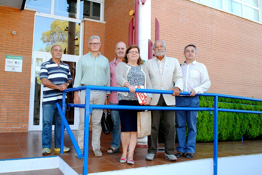 Visita de Ciudadanos Extremadura, Victoria Domniguez a PLACEAT, Plasencia
