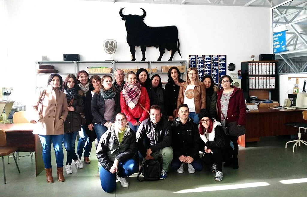 Visita de Curso de Atención Sociosanitaria de la Escuela de Sierra de Gata a PLACEAT