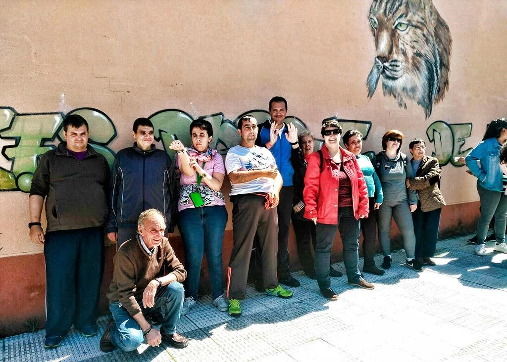 Usuarios de PLACEAT en la Fiesta del Día del Centro del IES Monfragüe