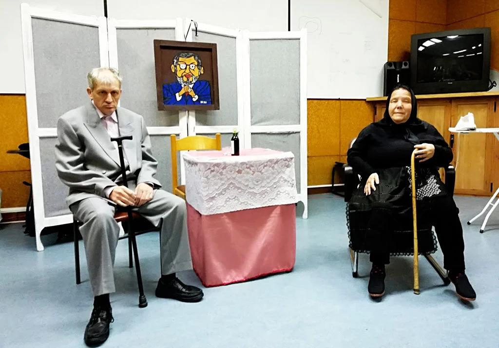 Actuación del Grupo de Teatro de PLACEAT en el Centro de Atención Sociosanitario de Plasencia