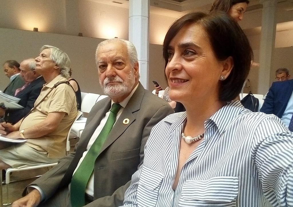 En la foto, el Presidente y la Directora de la Fundación PLACEAT, durante la Asamblea de la AEF en Madrid