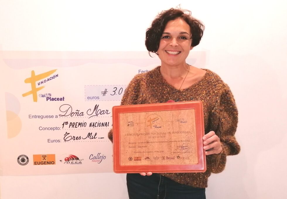Mar Muñiz recibe el Premio de la Fundación PLACEAT