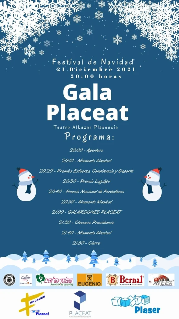 Programa Gala PLACEAT 2021